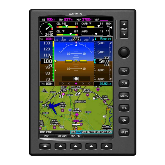 Garmin G300 for Cessna SkyCatcher Manuals