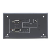 Kramer WP-210AE User Manual