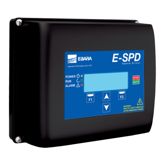 EBARA E-SPD Series Manuals