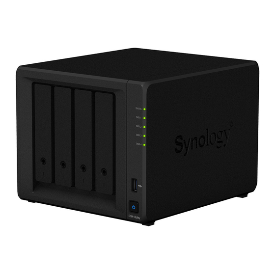 Synology DS418play Manuals