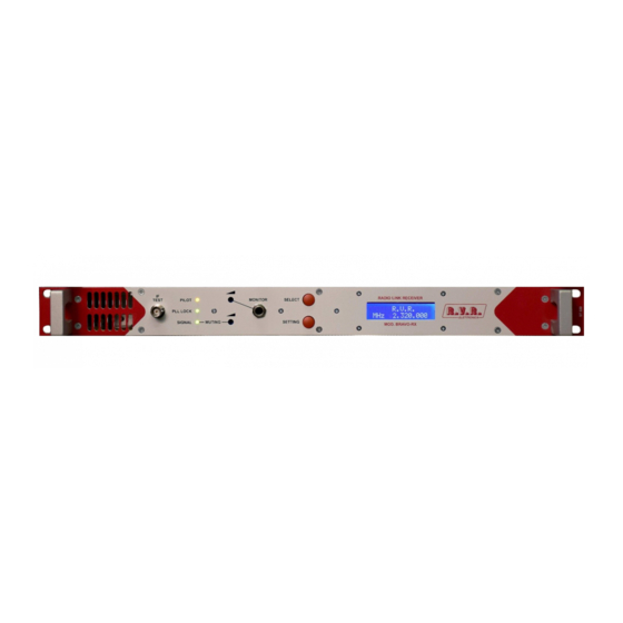 R.V.R. Elettronica BRAVO-RX Usage Instruction