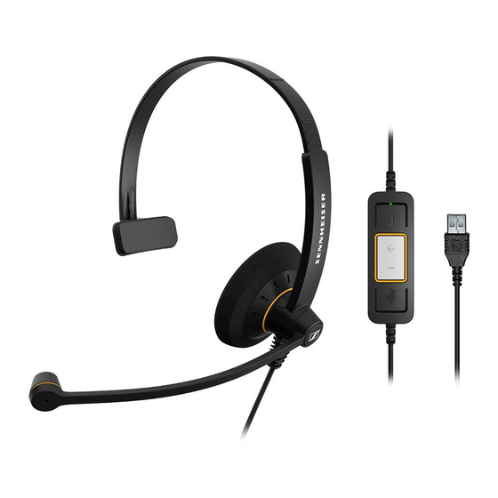 Sennheiser SC 30 USB CTRL Quick Manual