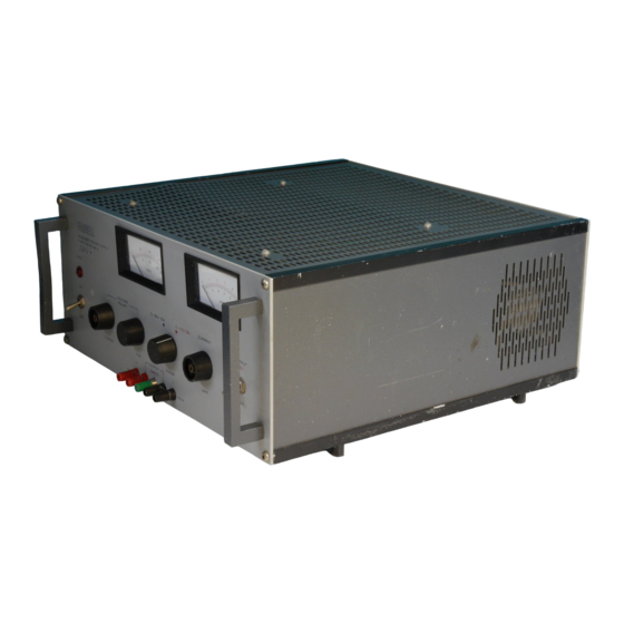 Farnell TSV 70 Manual