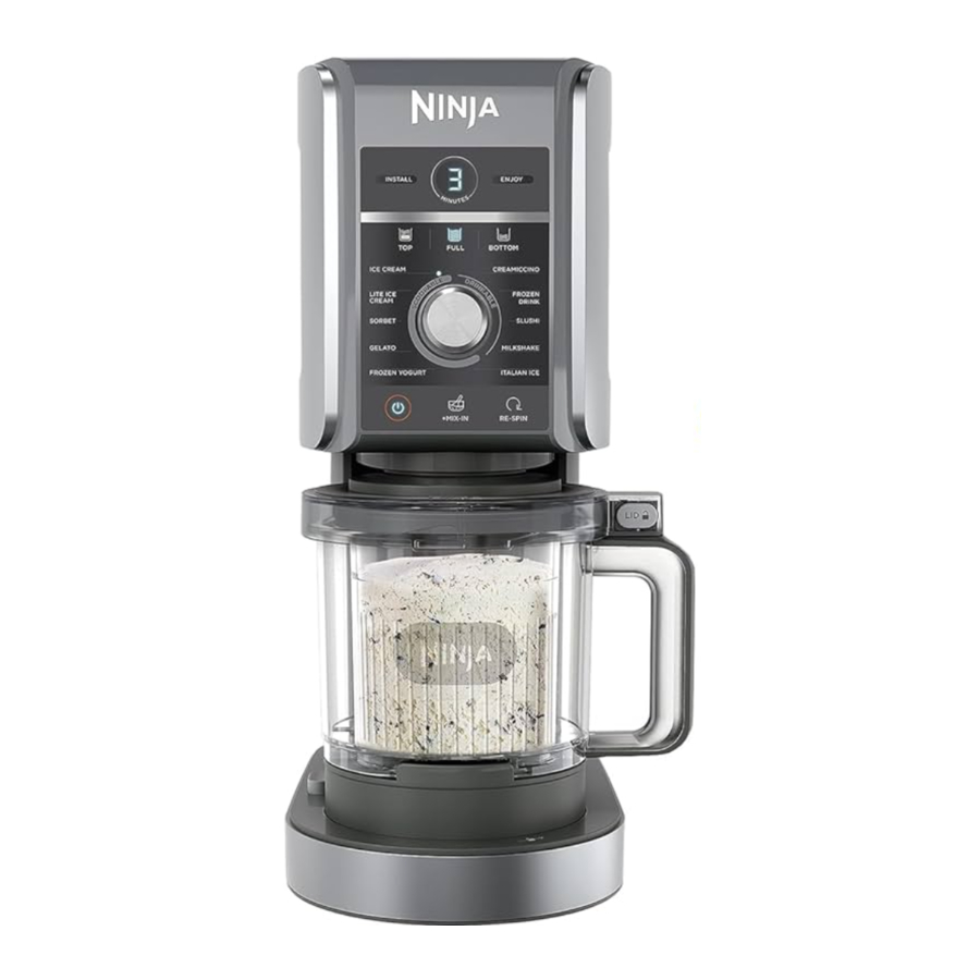 Ninja CREAMi DELUXE NC501 Series Manual