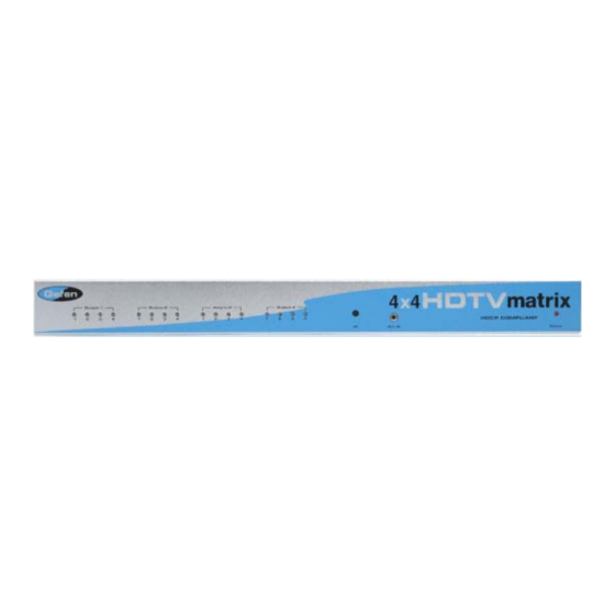 Gefen EXT-HDTV-444N User Manual