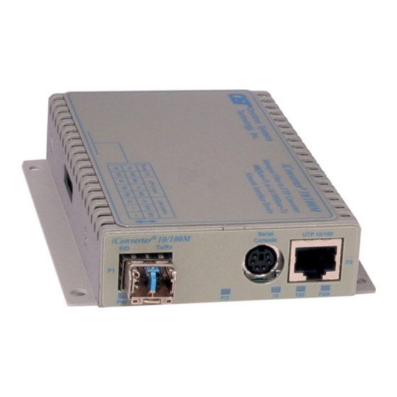 Omnitron Systems Technology iConverter 10/100M2 Quick Start Manual