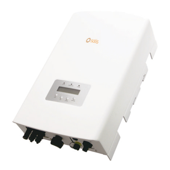 Ningbo Ginlong Technologies Solis-2.5K-2G Installation And Operation Manual