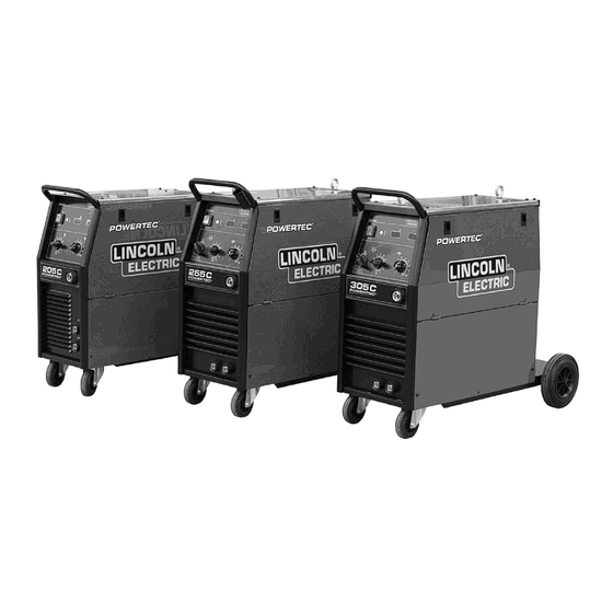Lincoln Electric POWERTEC 205C Series Operator's Manual