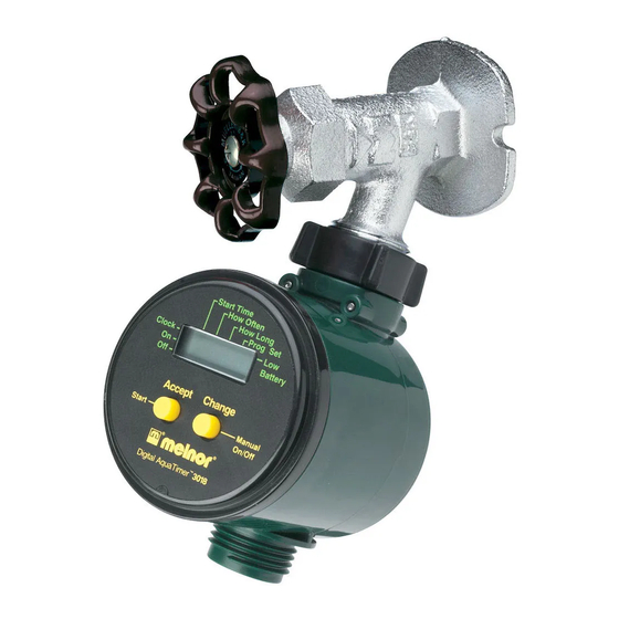 Melnor Aqua Timer 3018 Manual