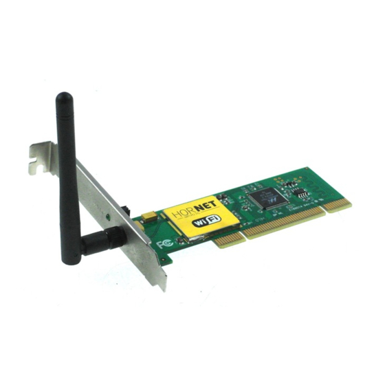Pentagram horNET Wi-Fi PCI 11g Installation And Operation Manual