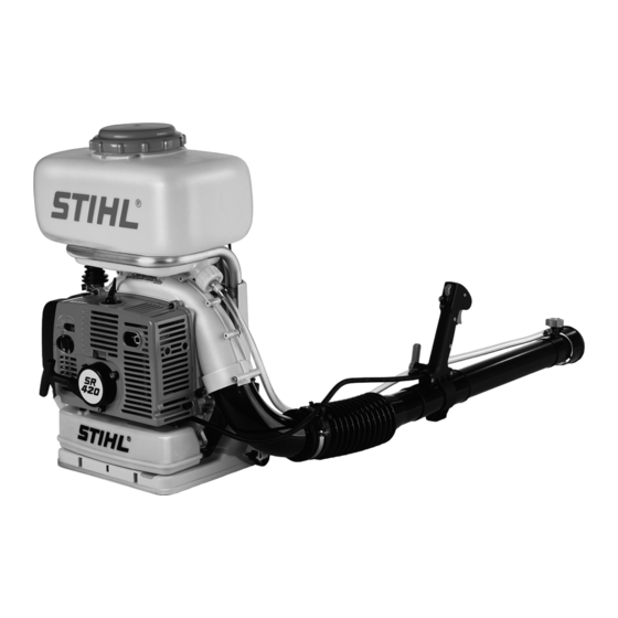 Stihl Sr 420 Manuals