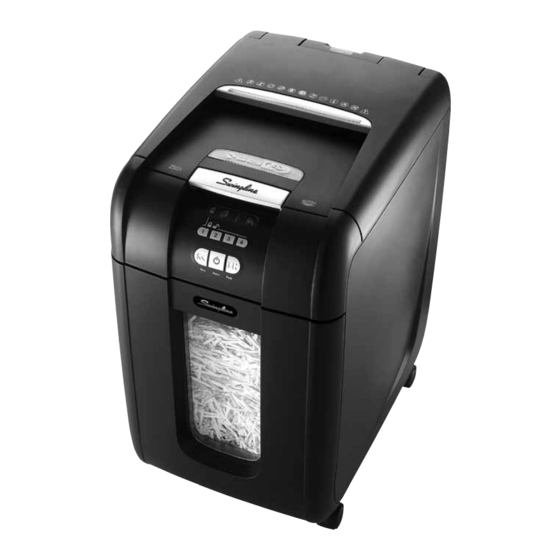 Swingline Stack-and-Shred 250X Instruction Manual