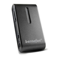 Bernafon Soundclip-A Instructions For Use Manual