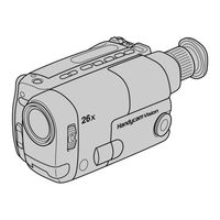 Sony Handycam CCD-TRV22 Operating Instructions Manual