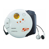 Sony DSJ301 - S2 Sports CD Walkman Operating Instructions Manual