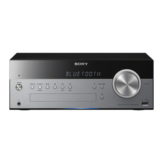 Sony HCD-SBT300W Service Manual
