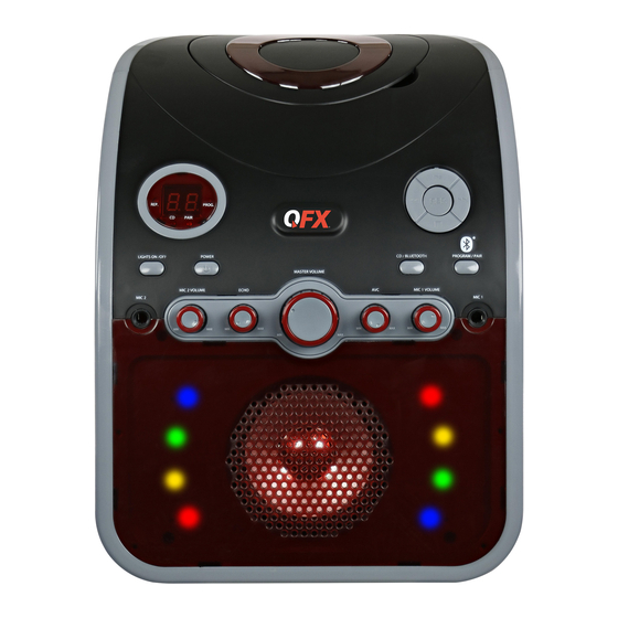 QFX KAR-810 Quick Start Manual