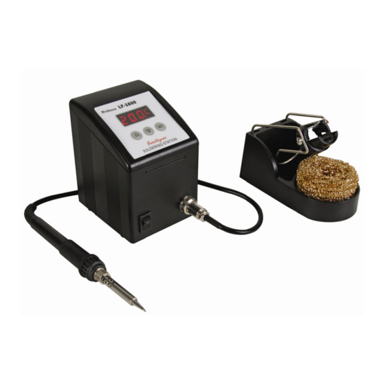 User Manuals: Velleman VTSSC70 Soldering Station