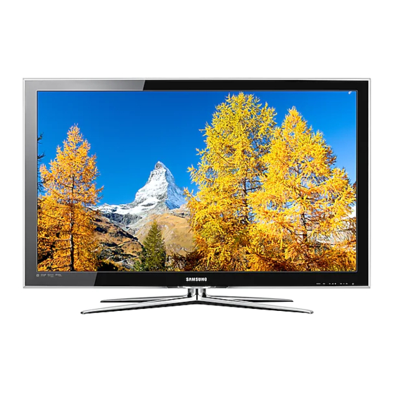 Samsung LE46C750R2K Quick Setup Manual