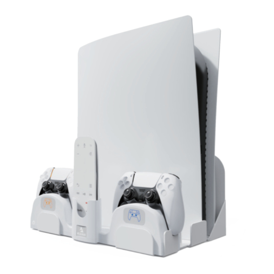 Nexigo PS5 Wall Mount with Dual Charging Station User Manual