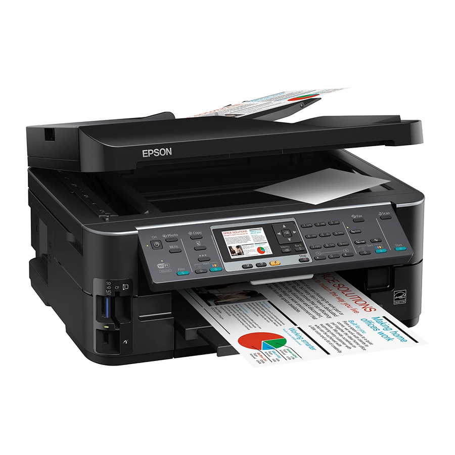 Epson Stylus Office BX630FW Startup Manual