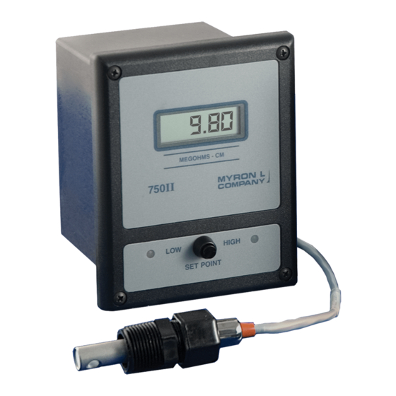 Myron L 750 II Series Operation Manual
