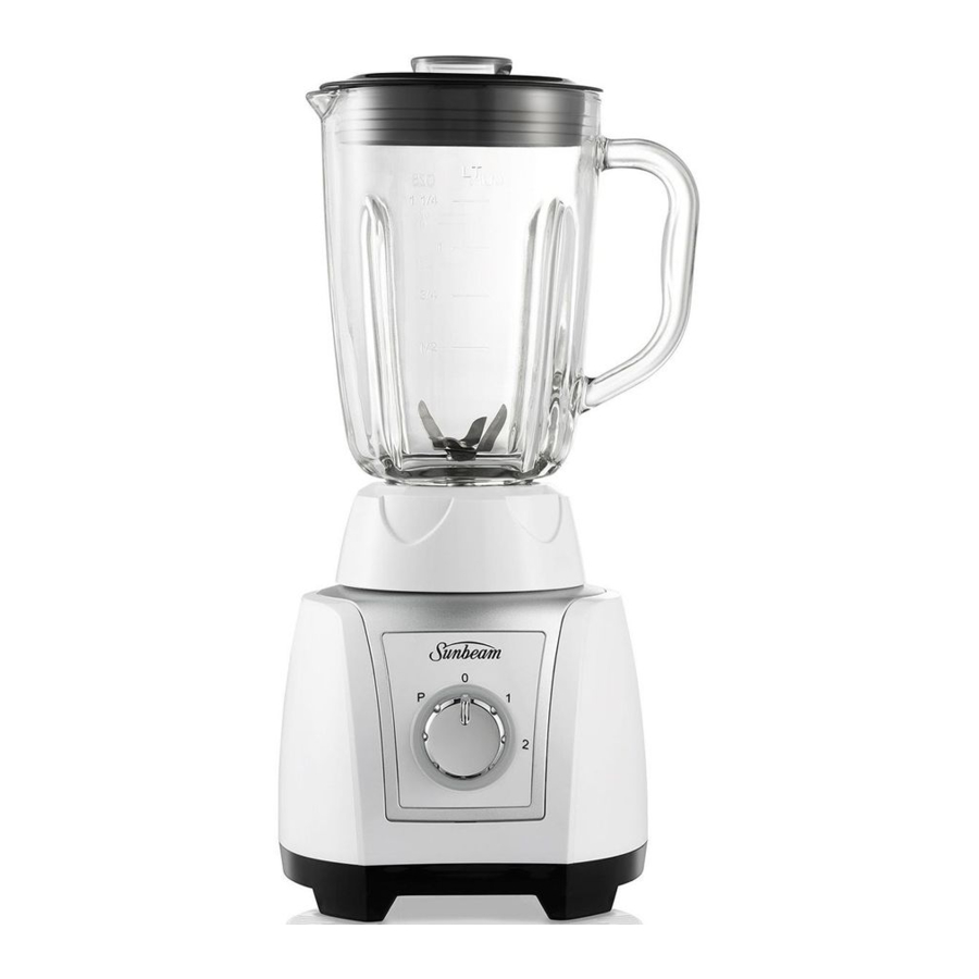 Sunbeam PBT2000 - Ice Breaker Blender Manual