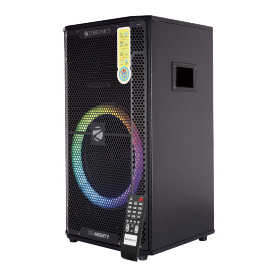 Zebronics ZEB-MIGHTY 2.0 User Manual