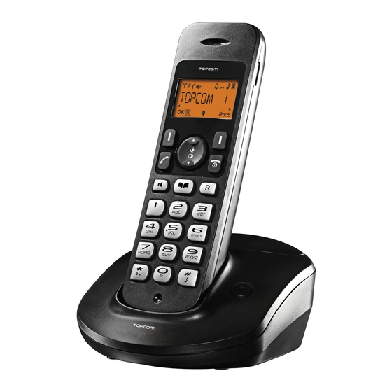 User Manuals: Topcom BUTLER E600 TWIN DECT telephone