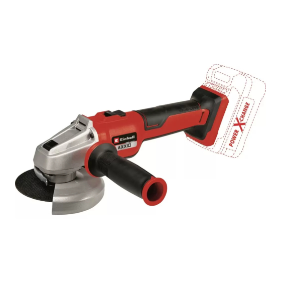 EINHELL AXXIO 18/115 Q Operating Instructions Manual