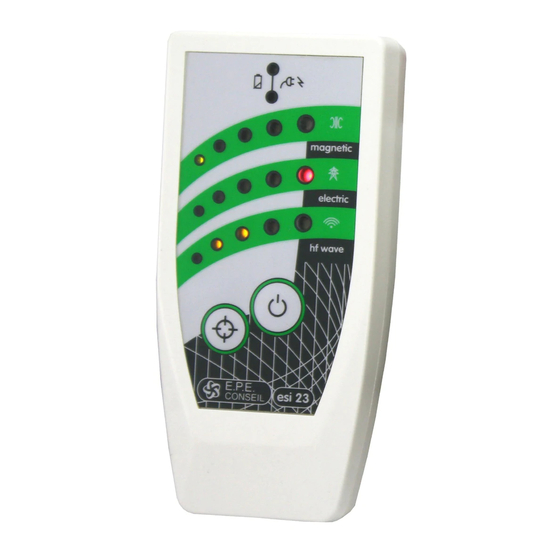 E.P.E. Conseil ESI 23 Quick Start Manual
