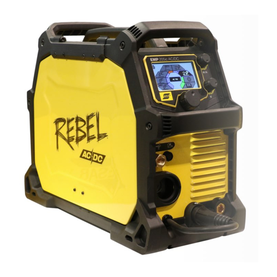 ESAB EMP 205ic AC/DC Instruction Manual