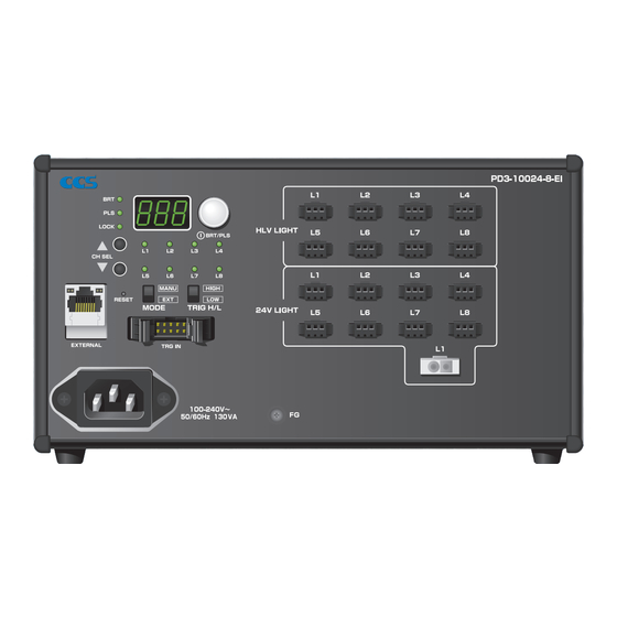 CCS PD3-10024-8-EI Instruction Manual