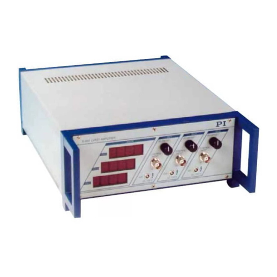 Physik Instrumente E-663 Operating Manual