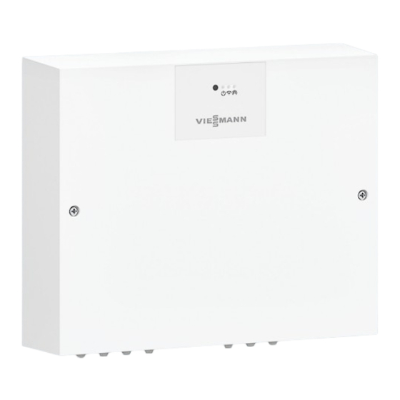 Viessmann VITOCONNECT V Operating Instructions Manual