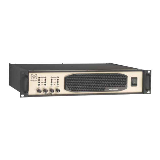 Martin Audio MA200Q User Manual