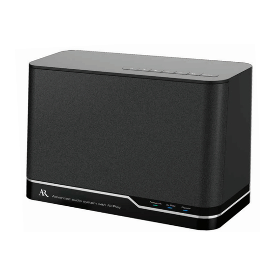 Acoustic Research wireless audio system with AirPlay Quick Start Manual