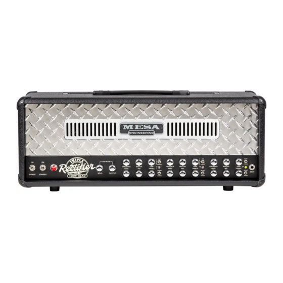 Mesa/Boogie King Snake Owner's Manual