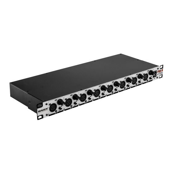 Nady Audio PRA-8 Owner's Manual