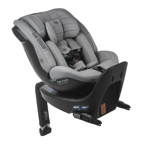 User Manuals: JANE be cool Zeus Plus i-Size car seat