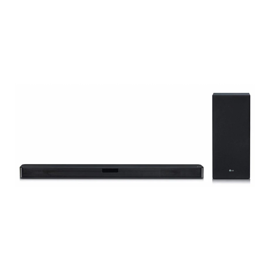 LG SLM5Y - 2.1 Sound Bar Simple Manual and Video Review