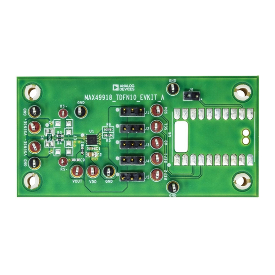 Analog Devices EVAL-MAX49918 User Manual