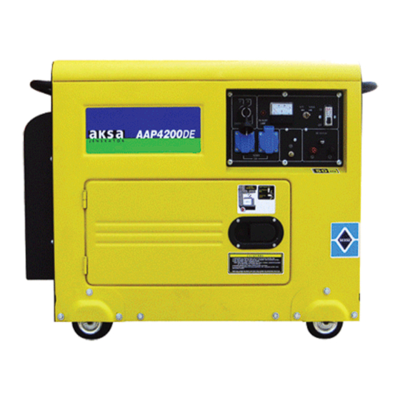 Aksa AAP 4200 DE User Manual