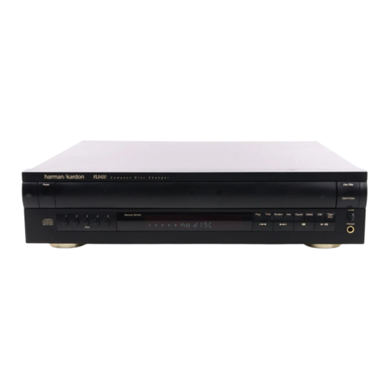 Harman Kardon FL8400 Technical Manual