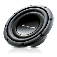 Pioneer TS-W303R Installation Manual