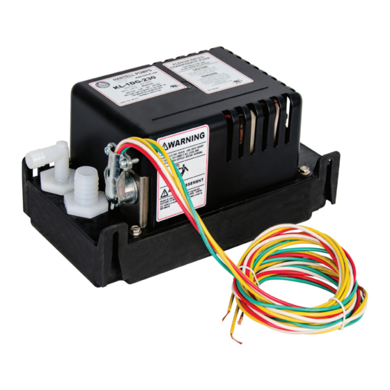 Hartell Pumps PlenumPlus KL-1DG-115 Iom Manual