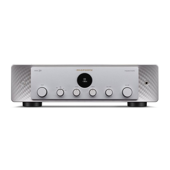 Marantz 30 Quick Start Manual