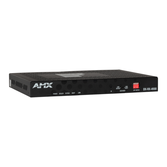 Harman AMX DX 4K60 Quick Start Manual