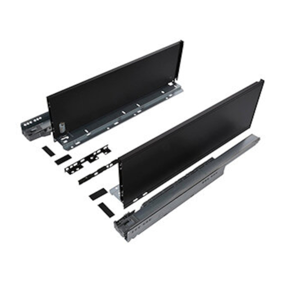 BLUM LEGRABOX Installer's Manual