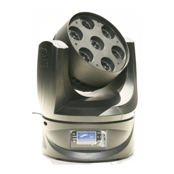 PR Lighting XLED 4007 BEAM Manual